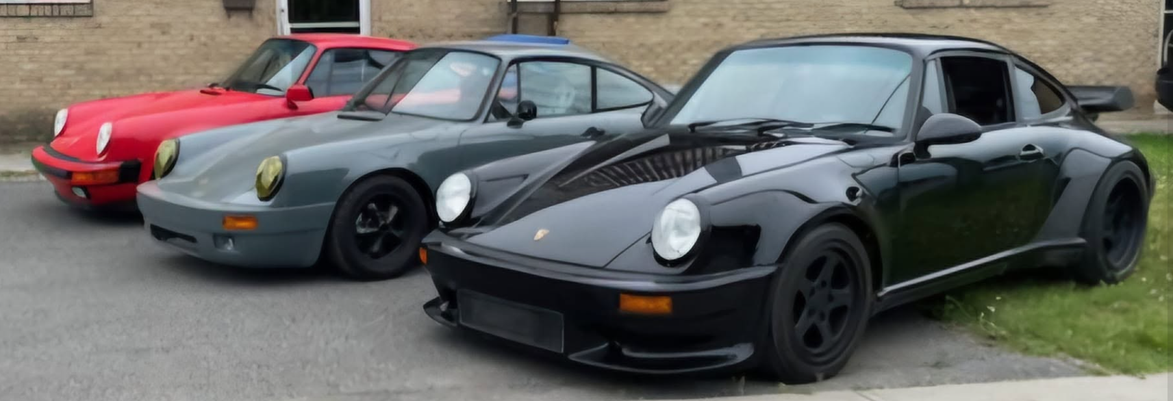 Trio de Porsche 911 classiques air-cooled